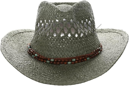 Panama Jack Drifter Sun Hat - Toyo Straw, 3 1/4" Shapeable Brim
