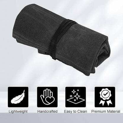 Travel Watch Roll Organizer with 6 Slots Handmade Watch Travel Case Roll-up Watch Organizer Storage Box Jewelry Roll Watch Travel Pouch Waxed Canvas Easy Carry On Watchlover Storage Gift for Men