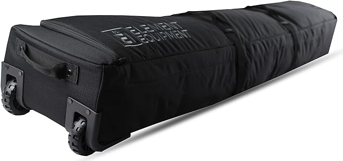 Element Equipment Wheeled Padded Ski Bag Ultimate Double - Premium High End Double Roller Travel Bag