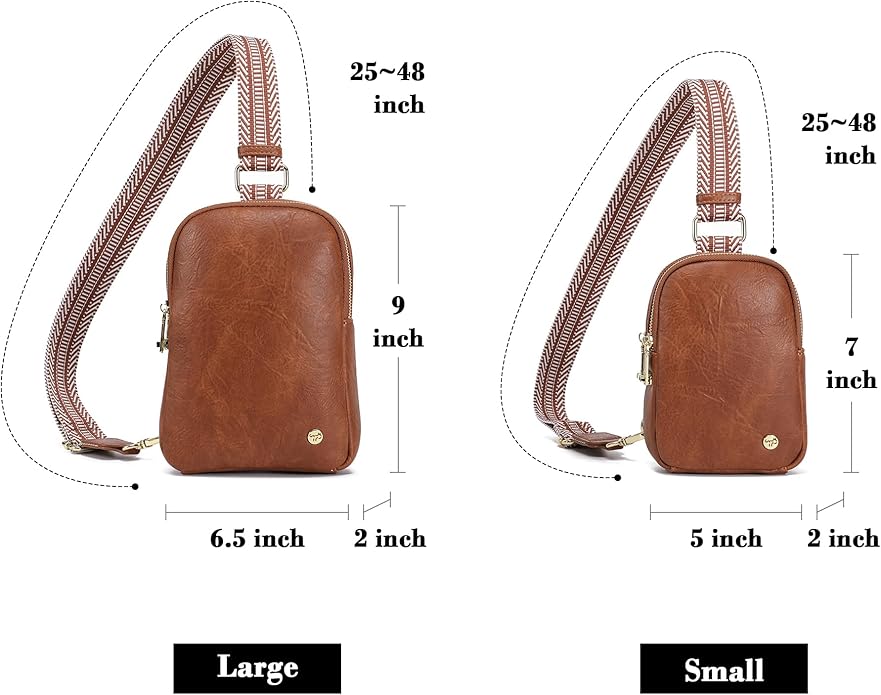 INICAT Small Anti Theft Crossbody Bags for Women, Vegan Leather Sling Cross Body Purse Travel Essentials Teen Girl Gifts