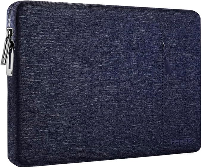 Slim Laptop Case 13.3 14 inch Sleeve, Rainproof & Shockproof Carrying Case for Notebooks Compatible with MacBook Pro 14" and All Models 13.3" MacBook Air/Pro, Most Popular 13"-14" PC,Blue
