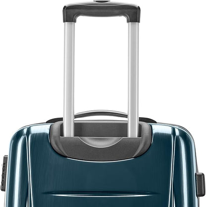 Samsonite Winfield 2 Hardside Expandable Luggage with Spinner Wheels, Teal, Checked-Large 28-Inch