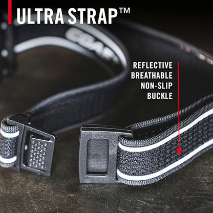 Coast FLX40R 800 Lumen Built-in Rechargeable Battery LED Headlamp with Twist Focus Lens and Coast Ultra Strap