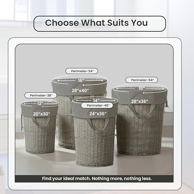 LFH Home Cotton Canvas Extra Large Laundry Bag with Handle, Heavy Duty Drawstring Closure Washable Laundry Bags, School Travel, Home, Hotel, College Dorm, Organizer Sack, Toys 28x40-Grey Thanks Giving