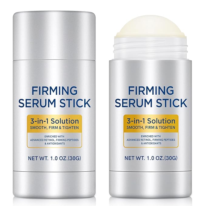 Advanced Retinol Firming Serum Stick, 2Pack Retinol Stick Tighten and Firm Face & Neck, Smoothes Fine Lines and Wrinkles, Reduces Wrinkles, Deep Moisturizing Skin