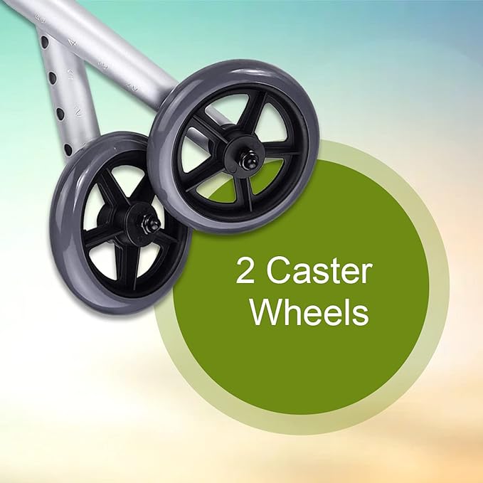 McKesson Universal Walker Wheels, Adjustable, 5 in Caster Wheels, 25 Pairs