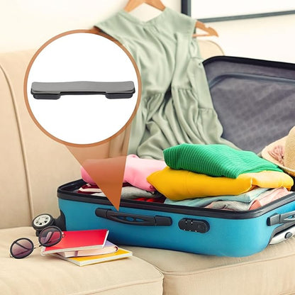 uxcell 2 Pcs Luggage Handle Replacement 8.5 Inch Suitcase Handle Carry Strap Plastic Pull Handle Grip Luggage Replacement Parts with Screws for Suitcase Box Luggage Case, Rock Grey
