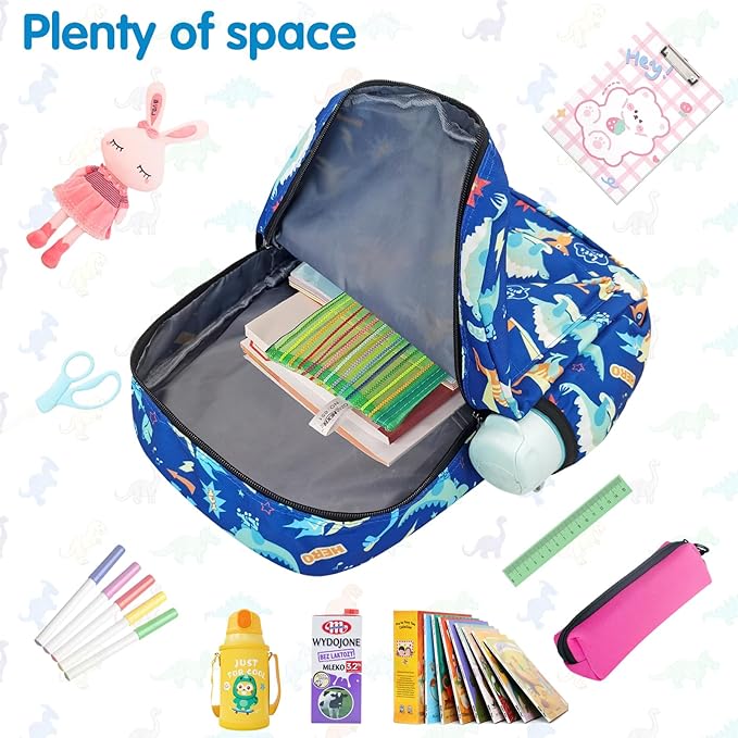 Kids Backpack for Girls Boys - Toddler Preschool Backpack School Bag Cute Kindergarten Backpack, Blue