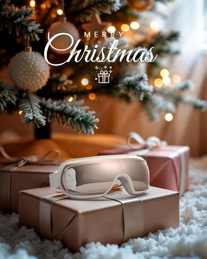 RENPHO Eyeris 3 Eye Massager with Heat and Cooling, Christmas Birthday Gifts for Women Mom Her Girls, Heated Eye Sleep Mask with Voice Control for Migraines, Reduce Dry Eyes, Temple Stye Eye Care