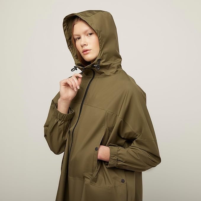 Packable Hooded Poncho