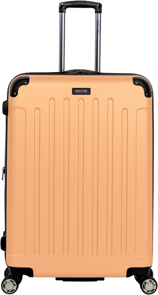 Kenneth Cole REACTION Renegade Luggage Expandable 8-Wheel Spinner Lightweight Hardside Suitcase, Dreamsicle, 28-Inch Checked