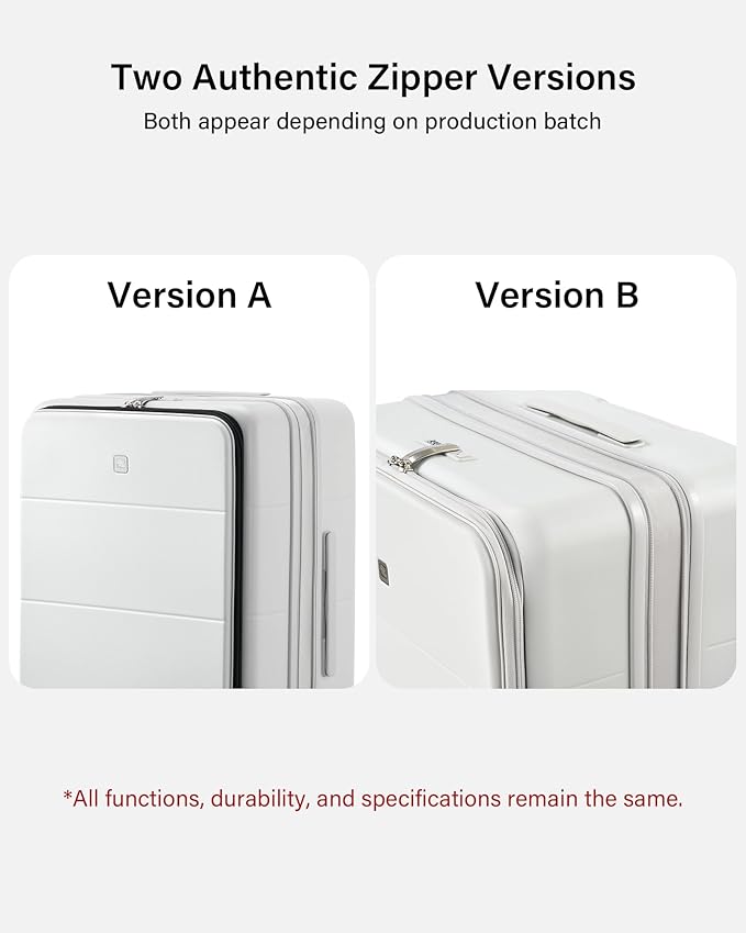 Hanke Hardside Expandable Checked Luggage, 24 Inch Top Opening Trunk Luggages with Spinner Wheels, All-PC Hard Shell Suitcase, Lightweight TSA Checked-Medium(Smoke White, 83L)