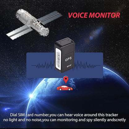 Mini GPS Tracker for Vehicles No Monthly Fee - Real-time Wireless Hidden GPS Trackers Device for Car with Smart Phone app