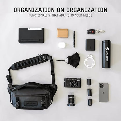 WANDRD ROGUE V1 6L Sling: Compact Camera Sling and Crossbody Bag with Fast Access, 3-Way Carry– Lightweight Everyday Bag Great for Travel, Photography, and Daily Use (Aegean Blue)