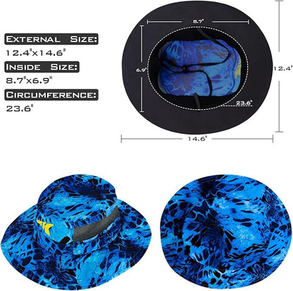 KastKing Sol Armis UPF 50 Boonie Hat - Sun Protection Hat, Fishing Hat, Beach & Hiking Hat, Paddling