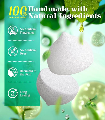 POPCHOSE Shower Steamers Aromatherapy - Christmas Stocking Stuffers for Women & Men, Eucalyptus for Shower with Natural Essential Oils, Home SPA & Self Care Relaxation, Quick Relief Nasal Congestion