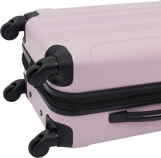 Travelers Club Chicago Hardside Expandable Spinner Luggage, Lilac, 20" Carry-On