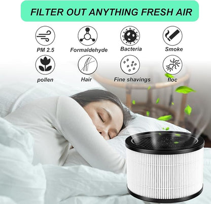 H7121101 Replacement Filter Compatible with H7121 Air Purifier, 3-in-1 FIlter,2 Packs