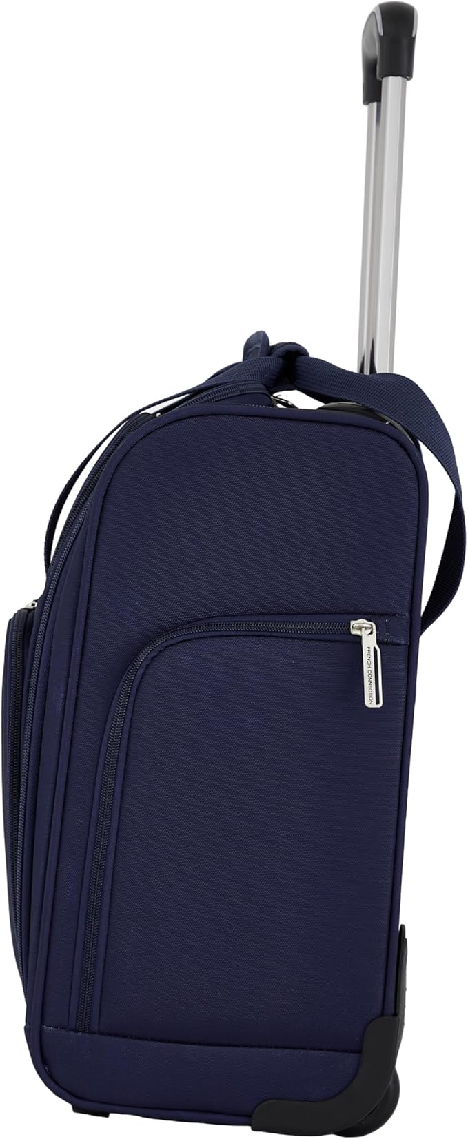 French Connection 16" Underseat Carry-On Luggage with USB/USB-C Ports, Blue Depths