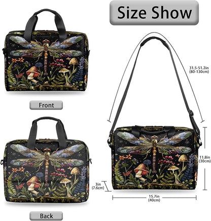 Laptop Bag Bohemian Mandala Laptop Satchel Briefcase Adjustable shoulder Carrying for MacBook Pro 16 inch
