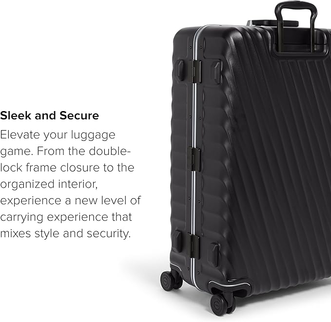 TUMI 19 Degree Frame Extended Trip 4 Wheel Packing Case - Lightweight Suitcase - Hard Shell Luggage - 30.0" X 20.5" X 11.0" - Black Texture