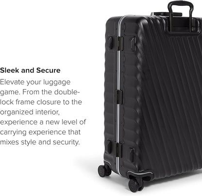 TUMI 19 Degree Frame Extended Trip 4 Wheel Packing Case - Lightweight Suitcase - Hard Shell Luggage - 30.0" X 20.5" X 11.0" - Black Texture