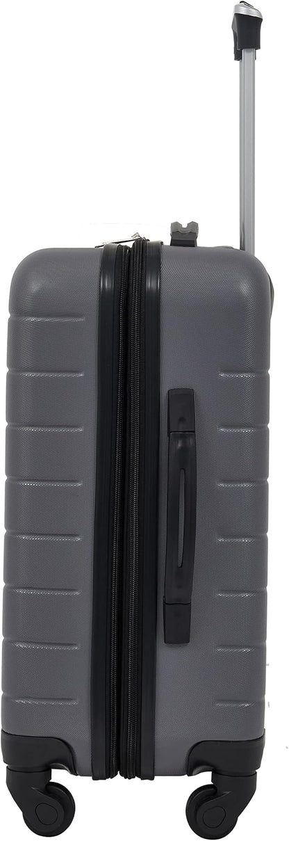 Wrangler 20" Smart Spinner Carry-On Luggage With USB Charging Port