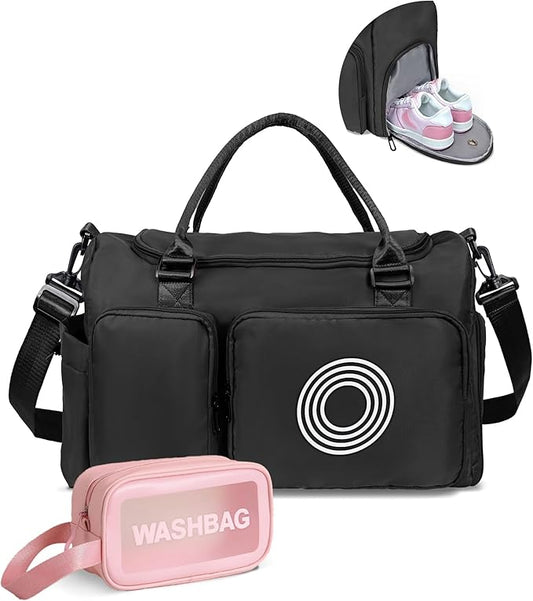 Initial Travel Duffle Bag Gym Bag for Girls, Kids Graduation Gift Ideas 2025 Bag, women Gift Ideas, Girls Gifts for Kids Child, 2025 graduation gifts