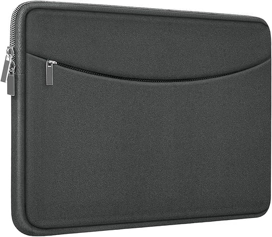 Laptop Case 15.6 inch, Shockproof Protective Laptop Cover Carrying Computer Bag with Accessory Pocket Portable Computer Sleeve Compatible with HP, Dell, Lenovo, Asus, Grey