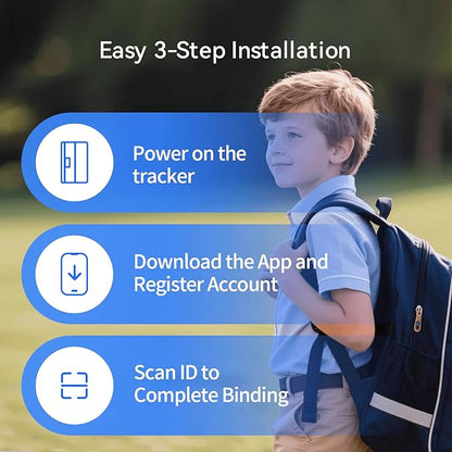 Mini GPS Tracker for Vehicles, Kids No Monthly Fee, No Subscription, 5-Days Battery Life, 4G SIM Card and Data Included, Trip History, GeoFence, Driving Alerts
