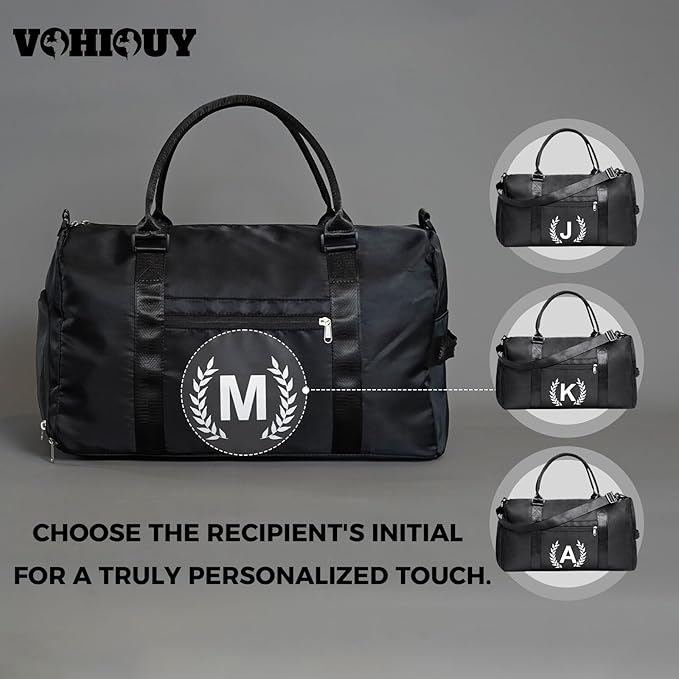 Gifts for men - Gym Bag for Men - Fitness Workout Sports Travel Duffle Bag with Wet Pocket & Shoes Compartment Father's day, Birthday or Anniversary for Men, Dark Green, GG100