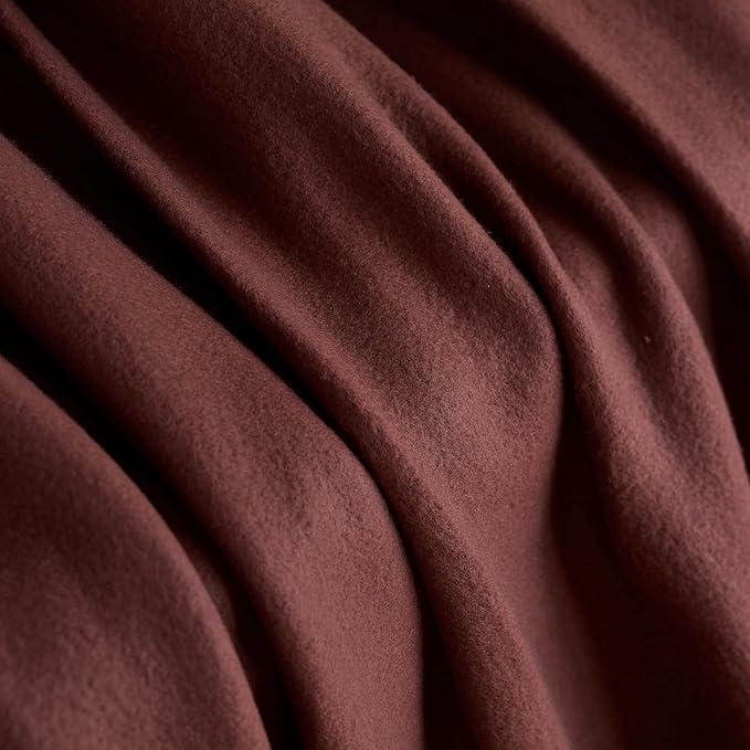 CAI TENG Fleece Blanket Blankets Bulk Pack of 6 Cozy Fleece Throw Blankets 50x60 Warm Soft Lightweight Breathable Pet-Friendly for Bed Sofa Kids Wedding Gifts Camping Luxury Chocolate Brown