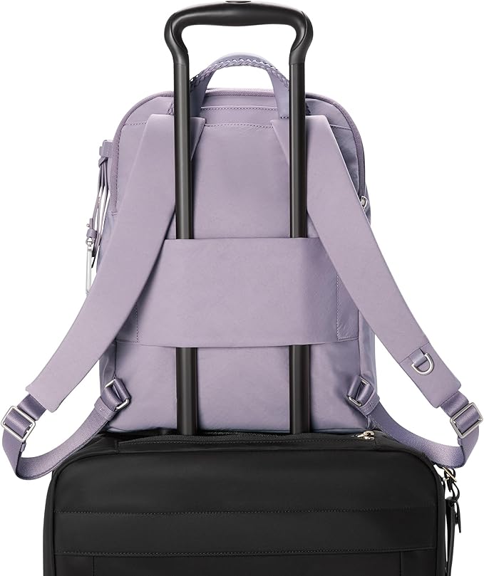 TUMI - Voyageur Halsey Backpack - Women's Lightweight Everyday and Travel Bag - 14.5" X 11.5" X 5.5" - Holds Up to 14" Screen - Lavender