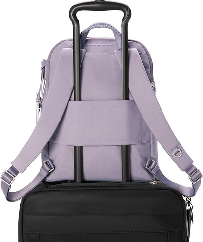 TUMI - Voyageur Halsey Backpack - Women's Lightweight Everyday and Travel Bag - 14.5" X 11.5" X 5.5" - Holds Up to 14" Screen - Lavender