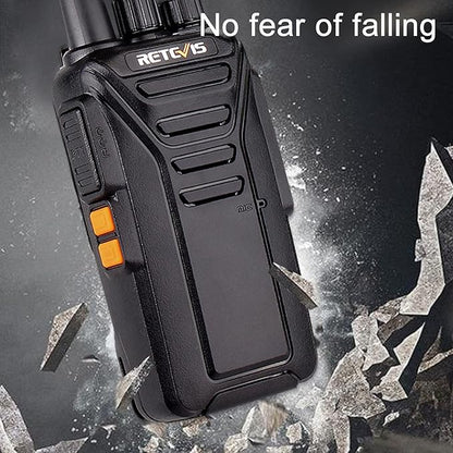 Retevis RT27 Walkie Talkies for Adults Long Range,2 Way Radio Rechargeable,VOX HandsFree,Heavy Duty,Portable FRS Two-way Radios for Commercial Retail Restaurant School(5 Pack)