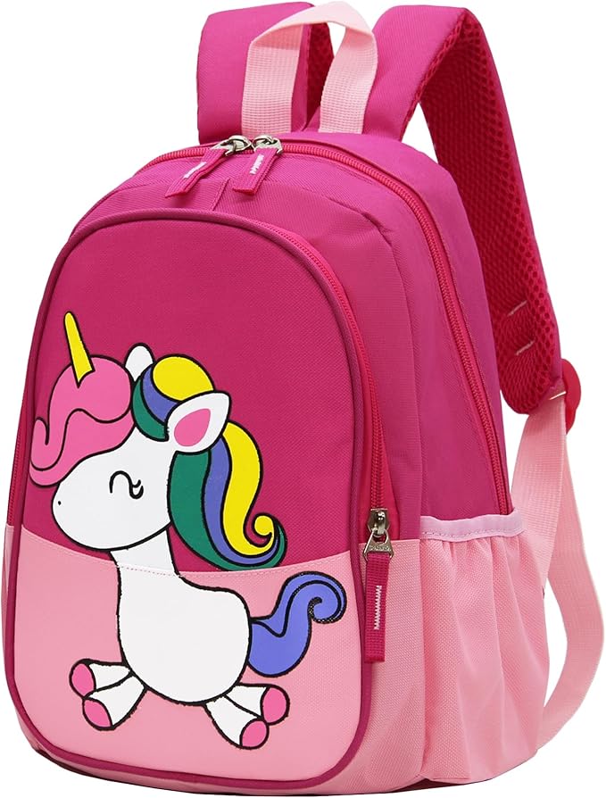 CHERUBIC Toddler Backpack, Kids Travel Backpack, Waterproof Cute Small Preschool Backpack Cartoon Daycare Bag