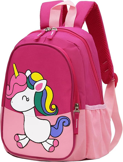CHERUBIC Toddler Backpack, Kids Travel Backpack, Waterproof Cute Small Preschool Backpack Cartoon Daycare Bag