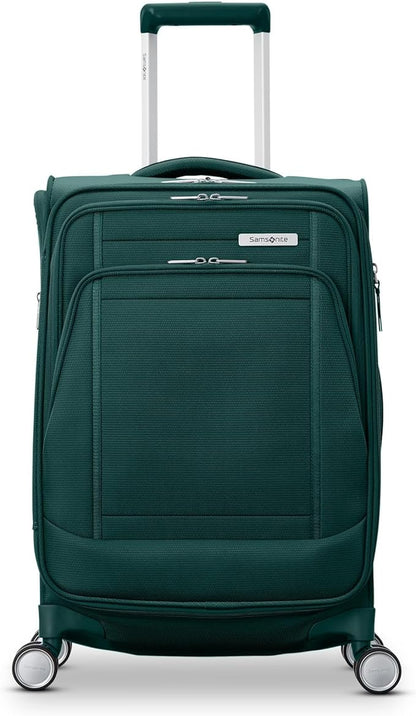Samsonite UpLIFT Lightweight Softside Carry-On Luggage with Spinner Wheels - Expandable - Airline-Approved, Polyester Soft Suitcase for Ultra Light Travel - Emerald Green