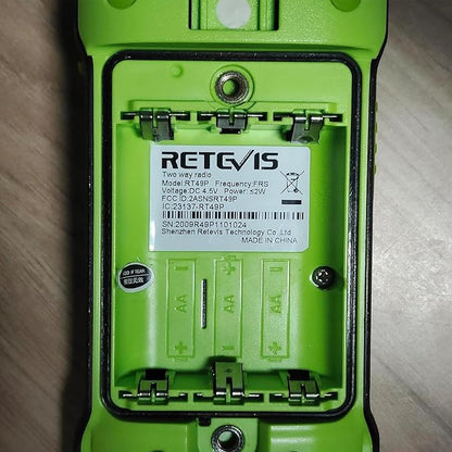 Retevis RT49P Walkie Talkies, Durable 2 Way Radios Long Range, Emergency Rechargeable IP67 Floating Waterproof FRS Walkie Talkies, NOAA SOS Flashlight for Skiing Pool Swimming Shower 2 Pack
