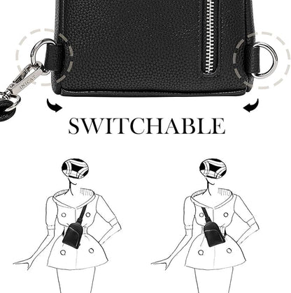 INICAT RFID Blocking Sling Bag,Anti Theft Crossbody Bags for Women,Travel Gifts Cross Body Purses Vegan Leather