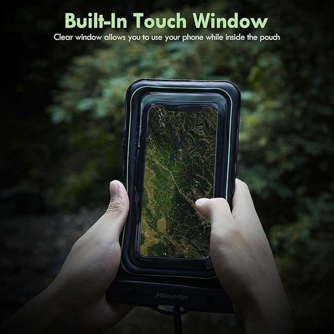 Floating Waterproof Cell Phone Pouch - 2 Pack Float Clear Cellphone Holder Protector with Lanyard - Universal Floatable Water Proof Dry Bag for iPhone Samsung Galaxy for Beach Swimming Pool