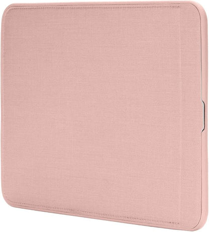 Incase ICON Sleeve with Woolenex - MacBook Air 13 inch M1, 2020, 2019, 2018 & MacBook Pro 13 inch 2019, 2018, 2017, 2016 Case - Fitted MacBook Case, Laptop Sleeve, Hard Cover, Durable (Blush Pink)