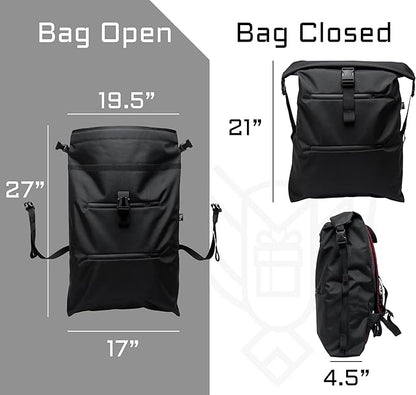 Xtreme Sight Line ~ AQUA RT ~ Large Water-Proof Faraday Backpack for Laptops, Tablets, and Mid-Size Electronics ~ Tracking/Hacking Defense ~ Woodland Camo