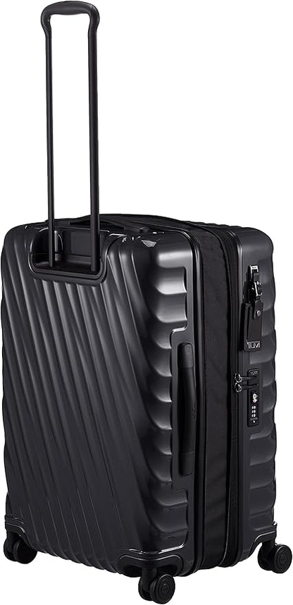 TUMI - 19 Degree Medium Checked Luggage 4 Wheeled Packing Case - Hard Shell Suitcase - 26.0" X 17.5" X 10.0" - Black
