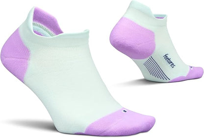 Feetures Elite Max Cushion No Show Tab Ankle Socks - Sport Sock with Targeted Compression