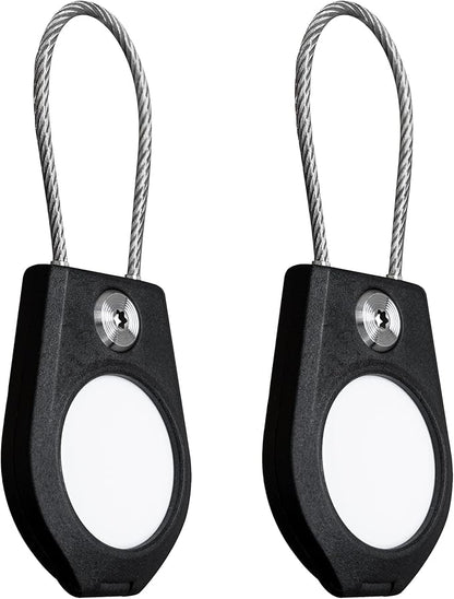 TagVault™ AirTag Security Cable (2 Pack) - The Secure AirTag Wire Cable Holder | Machined Torx Screw, Waterproof, Compact | Great for Luggage, Keys, Backpacks & More | Elevation Lab
