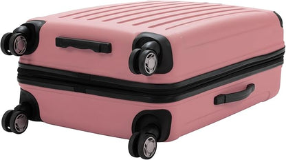 Kenneth Cole REACTION Renegade Luggage Expandable 8-Wheel Spinner Lightweight Hardside Suitcase, Peony, 20-Inch Carry On