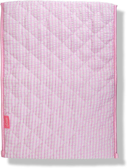 Sonix | Quilted Laptop Sleeve | 13-14 Inch, Quilted Soft Comfy Laptop Carrying Case, Computer Sleeve | Seersucker Pink