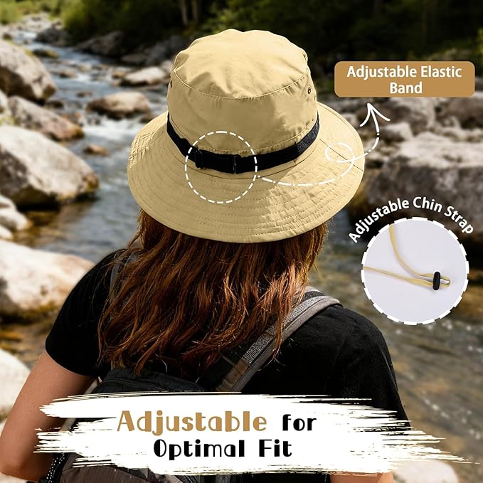Sun Bucket Hat for Men Women Fishing Beach Safari Hats for Golf Hiking Hunting Outdoor UPF 50+