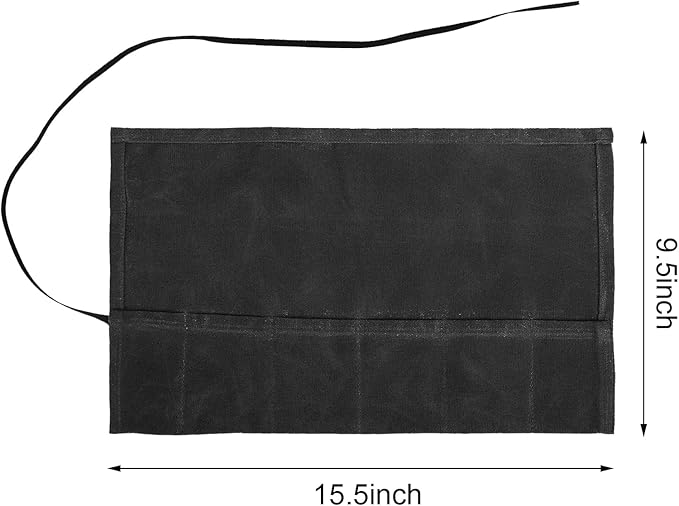 Travel Watch Roll Organizer with 6 Slots Handmade Watch Travel Case Roll-up Watch Organizer Storage Box Jewelry Roll Watch Travel Pouch Waxed Canvas Easy Carry On Watchlover Storage Gift for Men